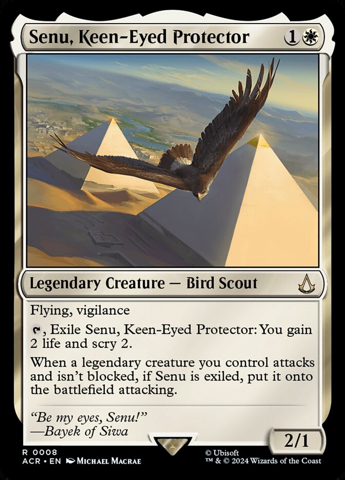 Senu, Keen-Eyed Protector 8/110 (Universes Beyond: Assassin's Creed)  | Good Games Modbury