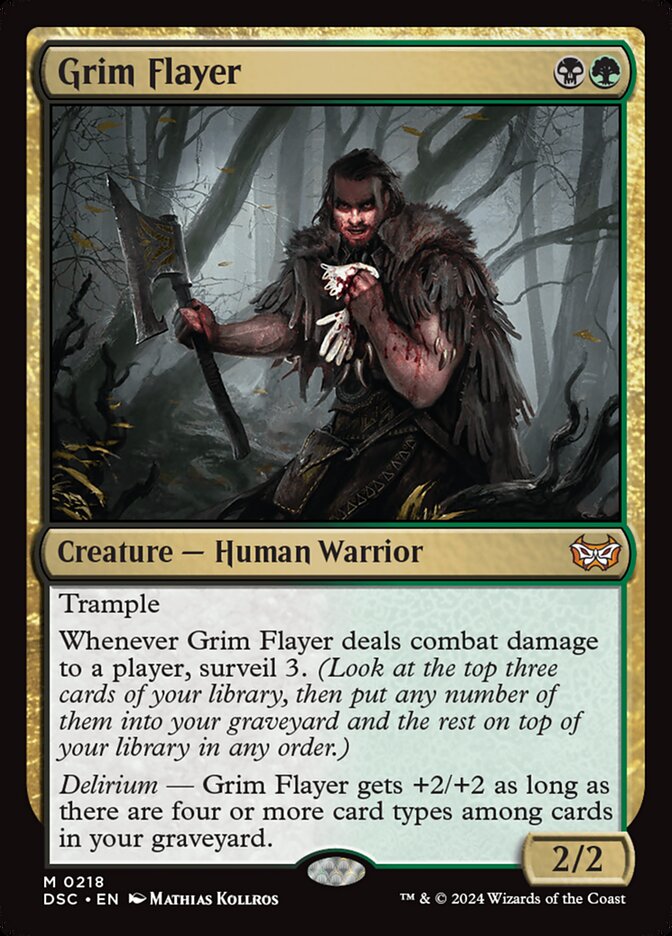 Grim Flayer 218/40 (Commander: Duskmourn: House of Horror)  | Good Games Modbury