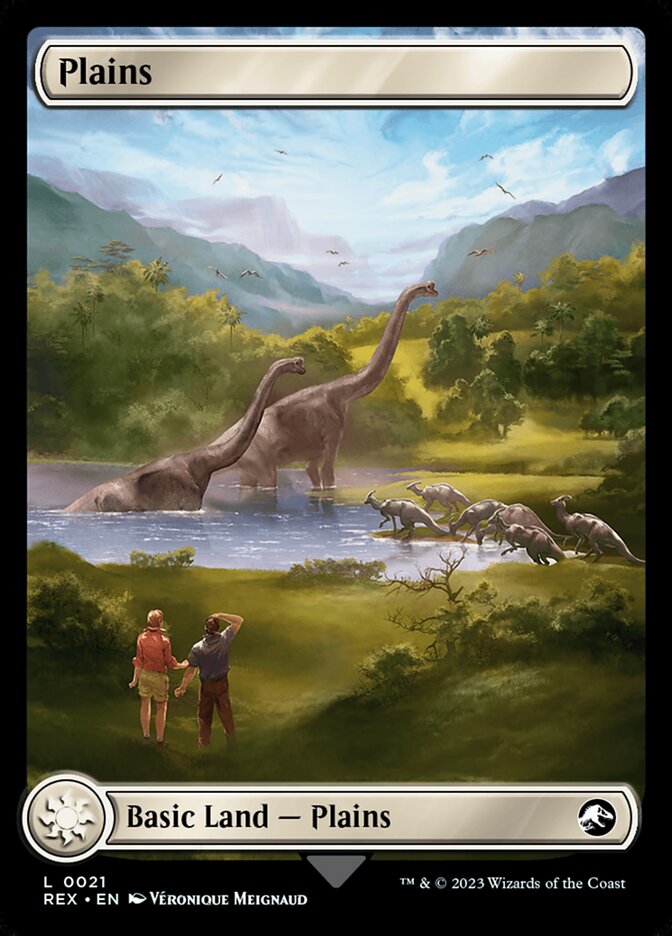 Plains 21 (Universes Beyond: Jurassic World Collection)  - Full Art Foil | Good Games Modbury