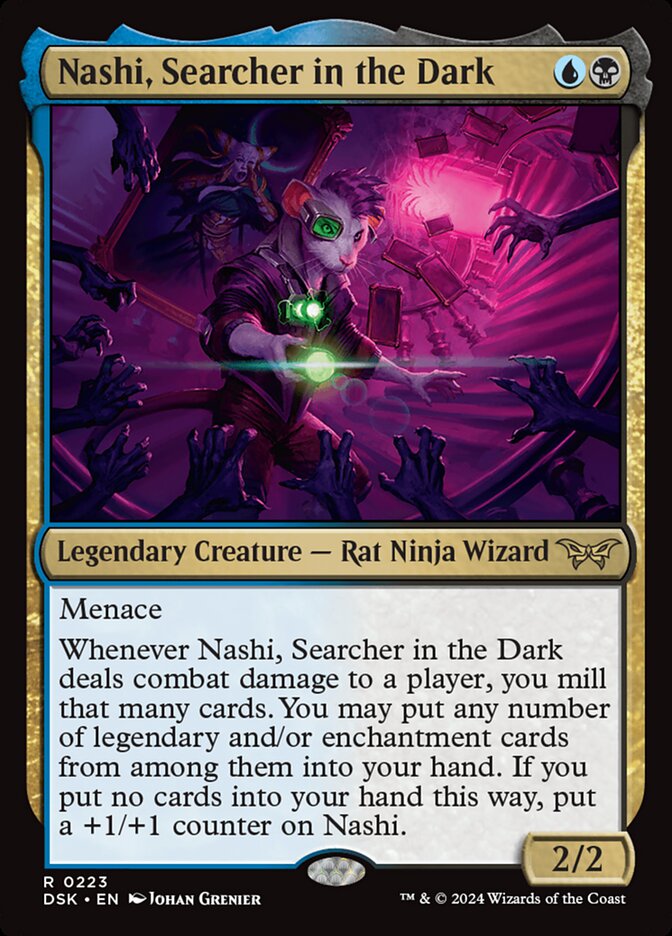 Nashi, Searcher in the Dark 223/286 (Duskmourn: House of Horror)  - Foil | Good Games Modbury