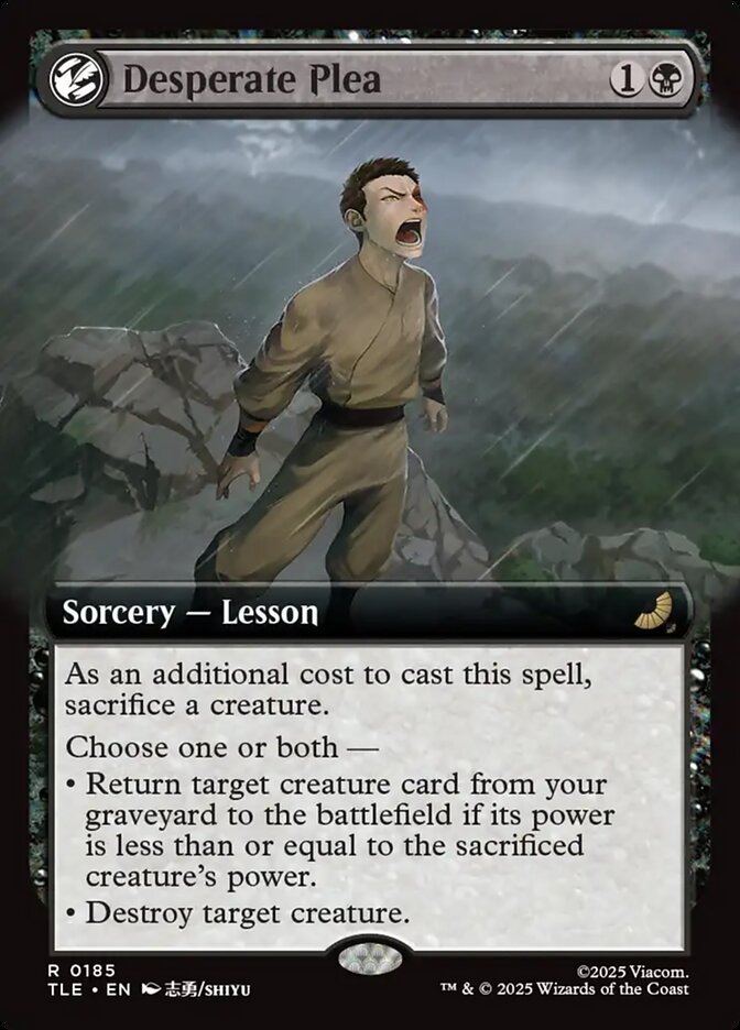 Desperate Plea 185/317 (Avatar: The Last Airbender: Eternal-Legal)  - Extended Art | Good Games Modbury