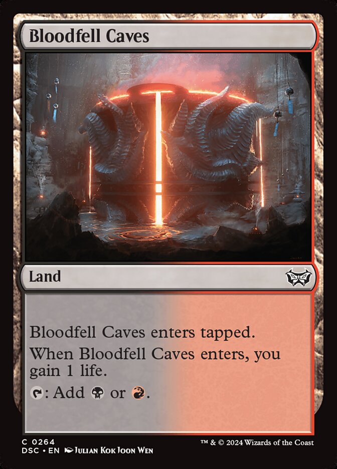 Bloodfell Caves 264 (Commander: Duskmourn: House of Horror)  | Good Games Modbury