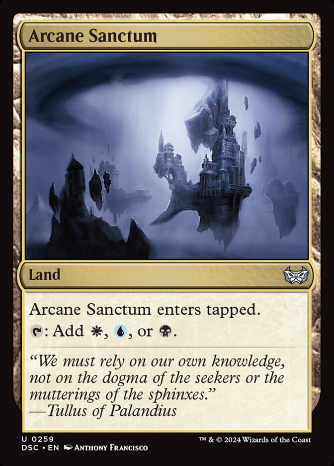 Arcane Sanctum 259/40 (Commander: Duskmourn: House of Horror)  | Good Games Modbury