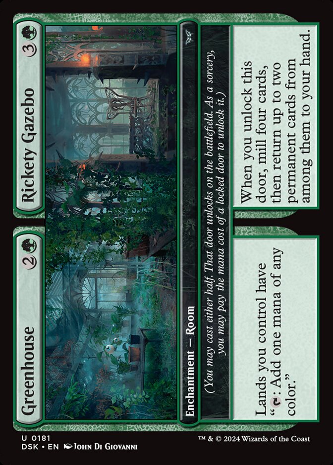 Greenhouse // Rickety Gazebo 181 (Duskmourn: House of Horror)  | Good Games Modbury