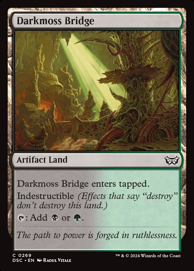 Darkmoss Bridge 269 (Commander: Duskmourn: House of Horror)  | Good Games Modbury
