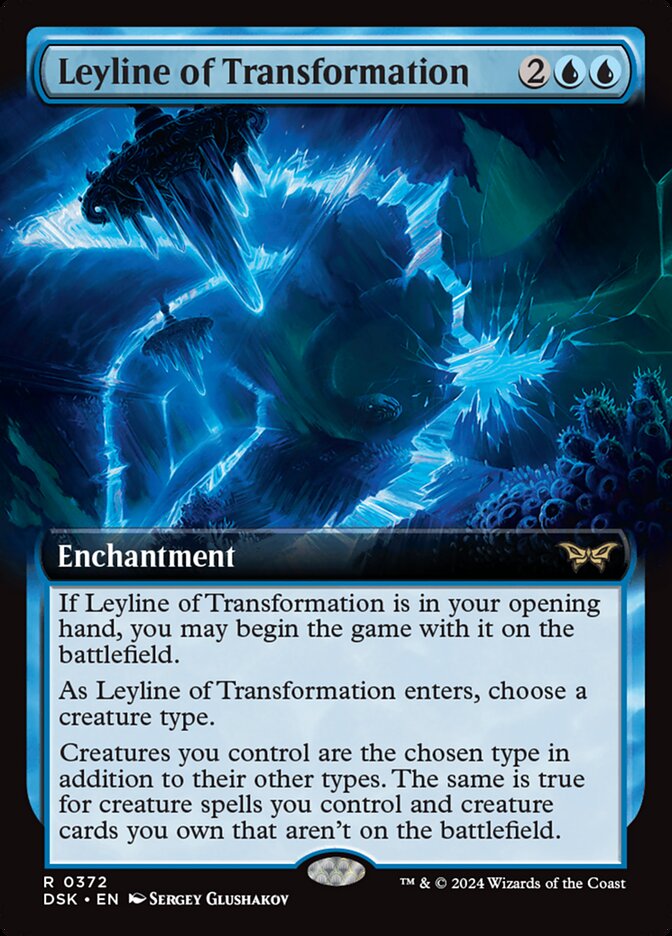 Leyline of Transformation 372 (Duskmourn: House of Horror)  - Extended Art | Good Games Modbury