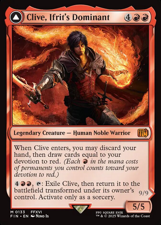 Clive, Ifrit's Dominant 133 (FINAL FANTASY)  - Foil | Good Games Modbury