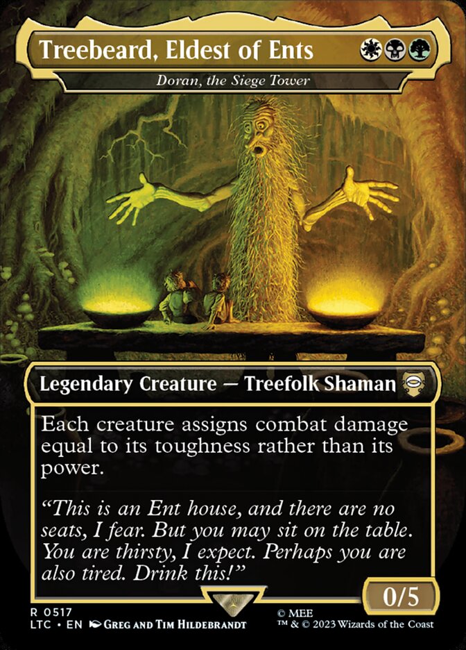Treebeard, Eldest of Ents - Doran, the Siege Tower 517 (Commander: The Lord of the Rings: Tales of Middle-earth)  - Borderless | Good Games Modbury