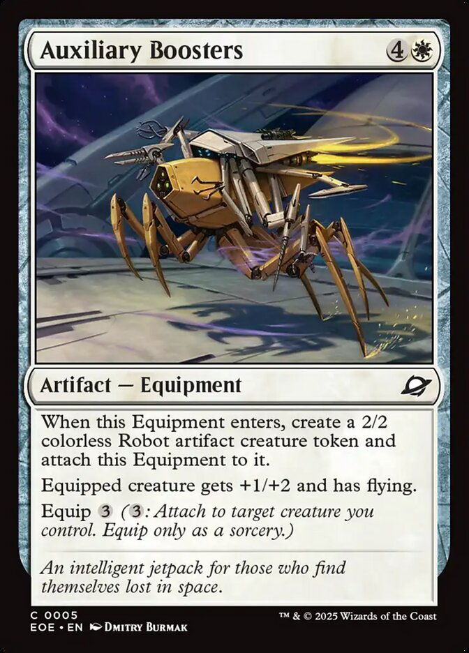Auxiliary Boosters 5/276 (Edge of Eternities)  - Foil | Good Games Modbury