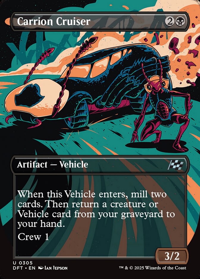 Carrion Cruiser 305/291 (Aetherdrift)  - Borderless Foil | Good Games Modbury