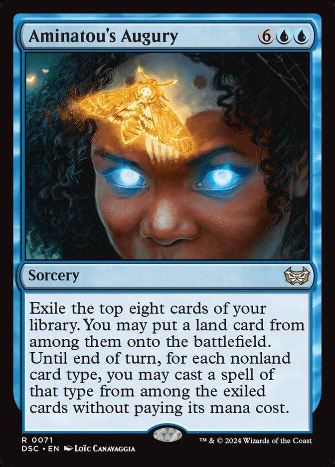 Aminatou's Augury 71 (Commander: Duskmourn: House of Horror)  | Good Games Modbury