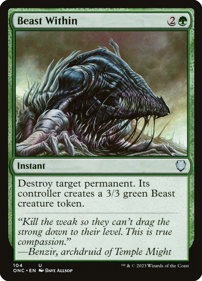 Beast Within 104/28 (Commander: Phyrexia: All Will Be One)  | Good Games Modbury