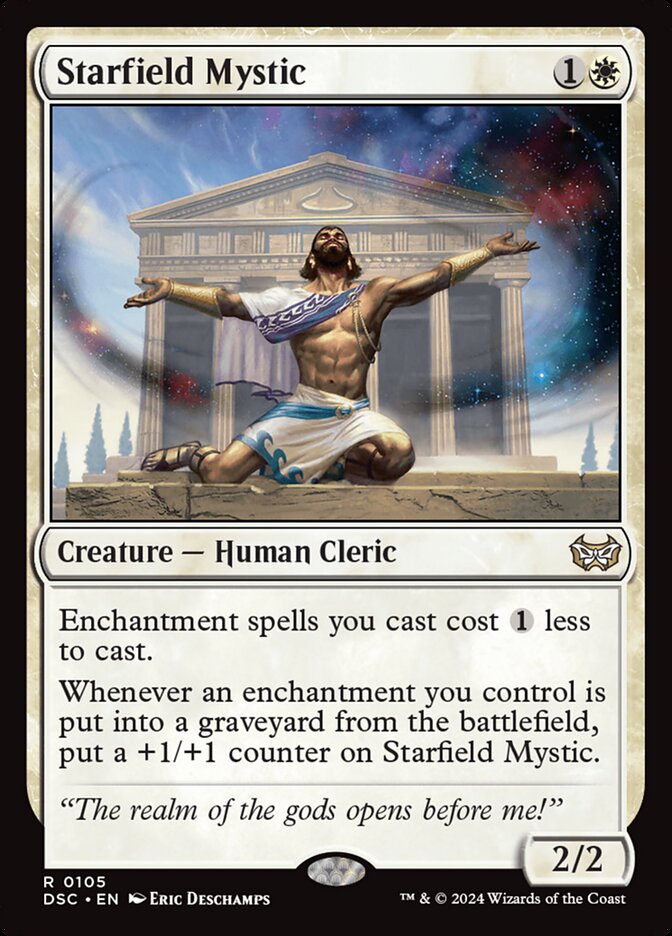 Starfield Mystic 105/40 (Commander: Duskmourn: House of Horror)  | Good Games Modbury
