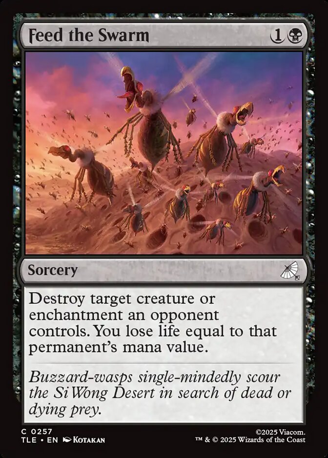 Feed the Swarm 257/317 (Avatar: The Last Airbender: Eternal-Legal)  - Foil | Good Games Modbury