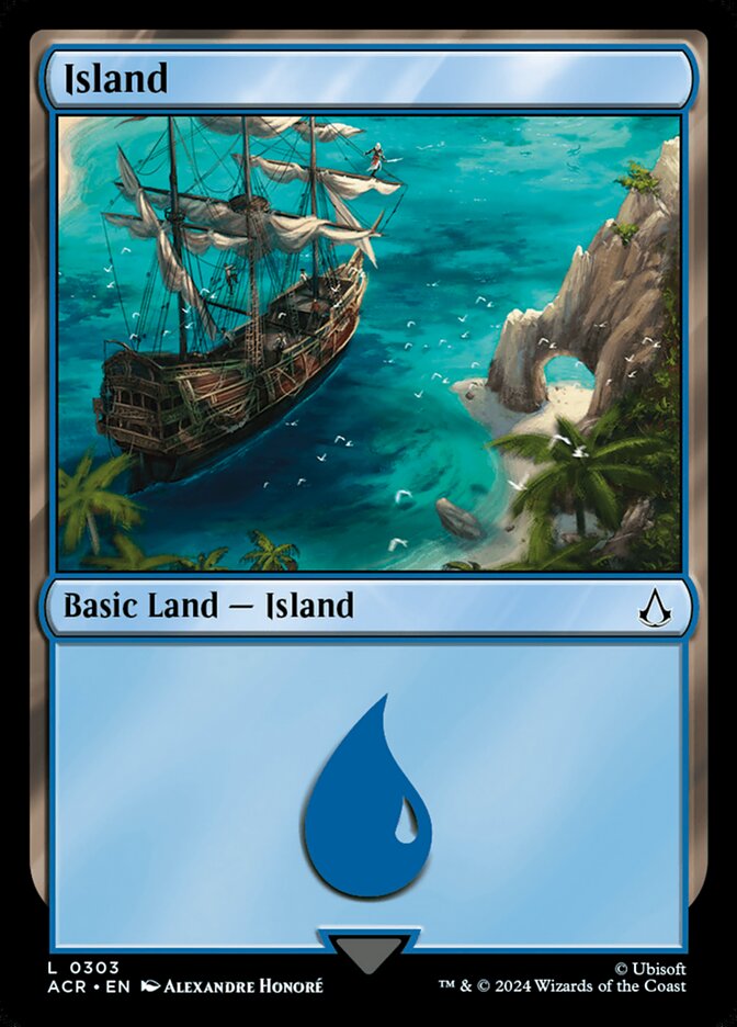 Island 303/110 (Universes Beyond: Assassin's Creed)  | Good Games Modbury