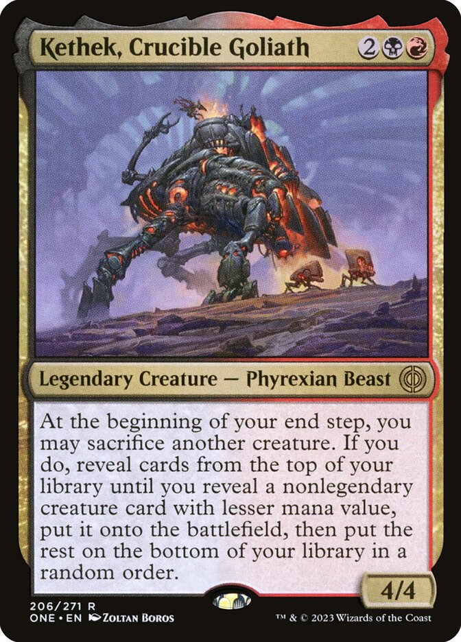 Kethek, Crucible Goliath 206/271 (Phyrexia: All Will Be One)  | Good Games Modbury