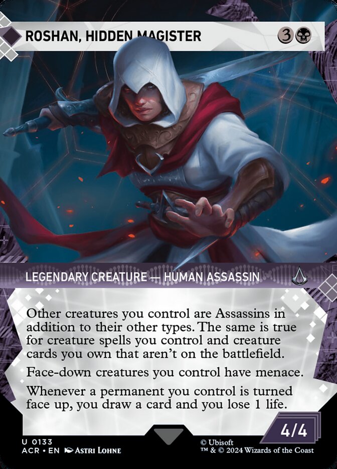 Roshan, Hidden Magister 133 (Universes Beyond: Assassin's Creed)  - Showcase Foil | Good Games Modbury