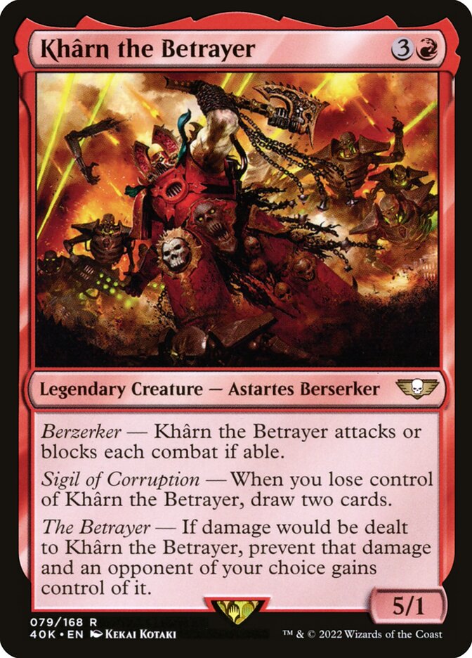Kharn the Betrayer 79 (Universes Beyond: Warhammer 40,000)  | Good Games Modbury