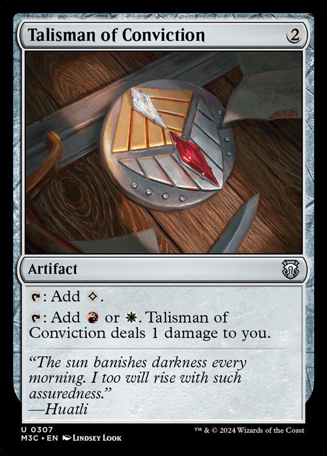 Talisman of Conviction 307/411 (Commander: Modern Horizons 3)  | Good Games Modbury