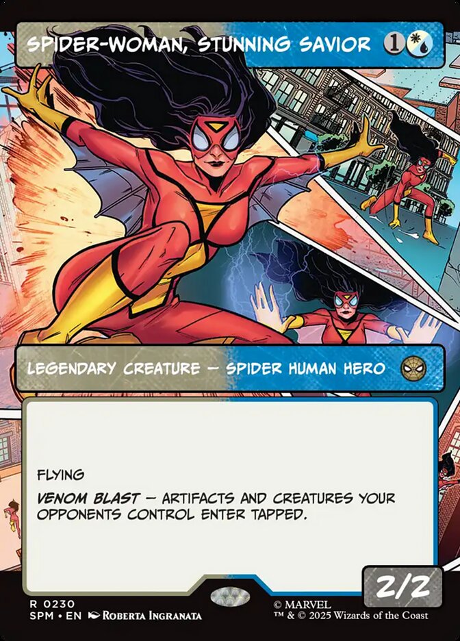 Spider-Woman, Stunning Savior 230 (Marvel's Spider-Man)  - Showcase Foil | Good Games Modbury