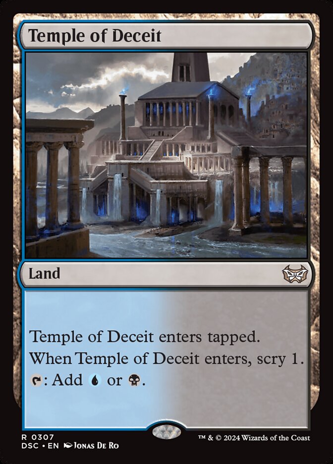 Temple of Deceit 307/40 (Commander: Duskmourn: House of Horror)  | Good Games Modbury