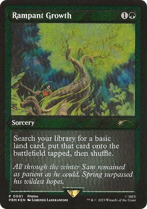 Rampant Growth Foil Etched 1 (WPN & Gateway Promos)  - Etched Foil | Good Games Modbury