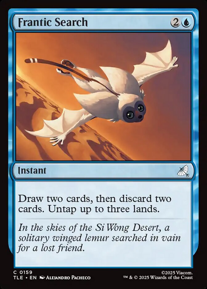 Frantic Search 159 (Avatar: The Last Airbender: Eternal-Legal)  - Foil | Good Games Modbury
