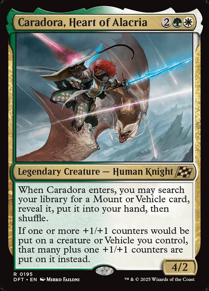 Caradora, Heart of Alacria 195/291 (Aetherdrift)  - Foil | Good Games Modbury