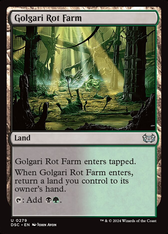 Golgari Rot Farm 279 (Commander: Duskmourn: House of Horror)  | Good Games Modbury