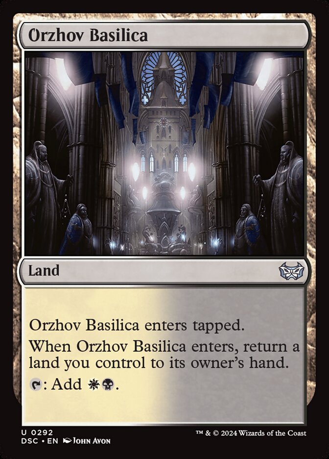Orzhov Basilica 292/40 (Commander: Duskmourn: House of Horror)  | Good Games Modbury