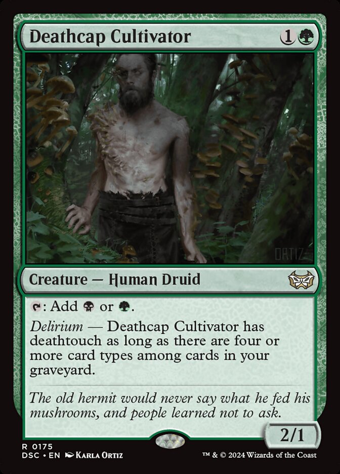 Deathcap Cultivator 175/40 (Commander: Duskmourn: House of Horror)  | Good Games Modbury