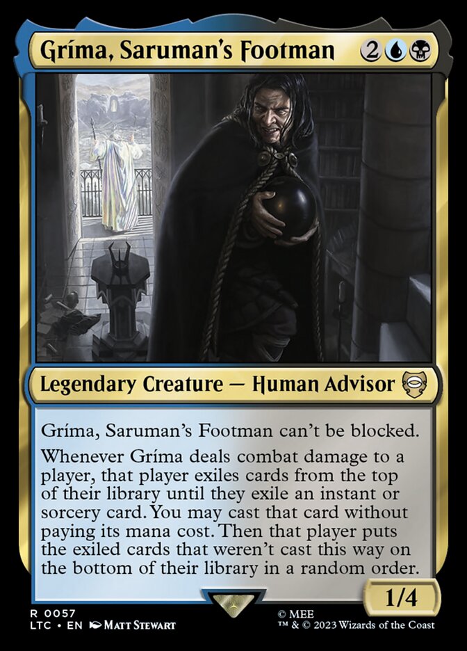 Grima, Saruman's Footman 57 (Commander: The Lord of the Rings: Tales of Middle-earth)  | Good Games Modbury