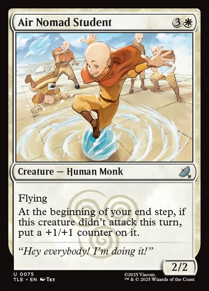 Air Nomad Student 75/317 (Avatar: The Last Airbender: Eternal-Legal)  - Foil | Good Games Modbury