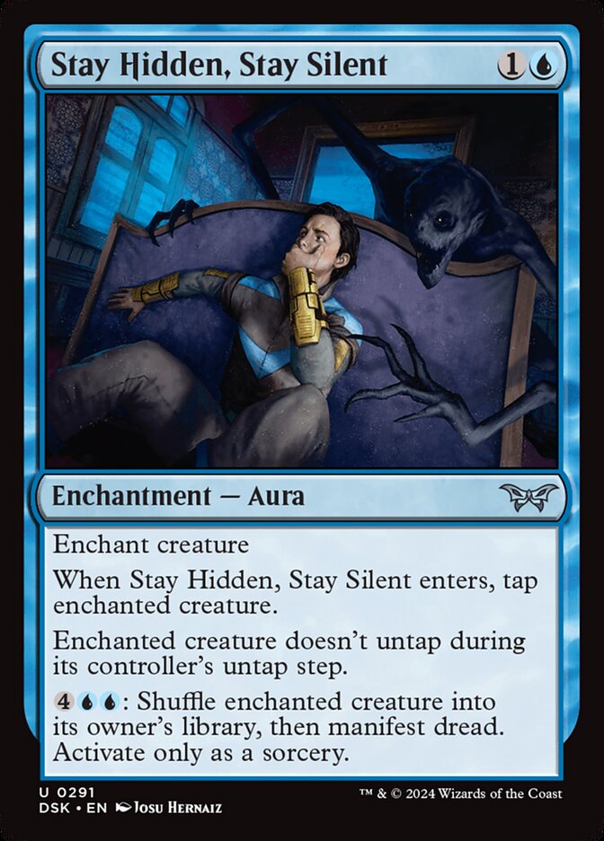 Stay Hidden, Stay Silent (Lurking Evil) 291 (Duskmourn: House of Horror)  - Foil | Good Games Modbury