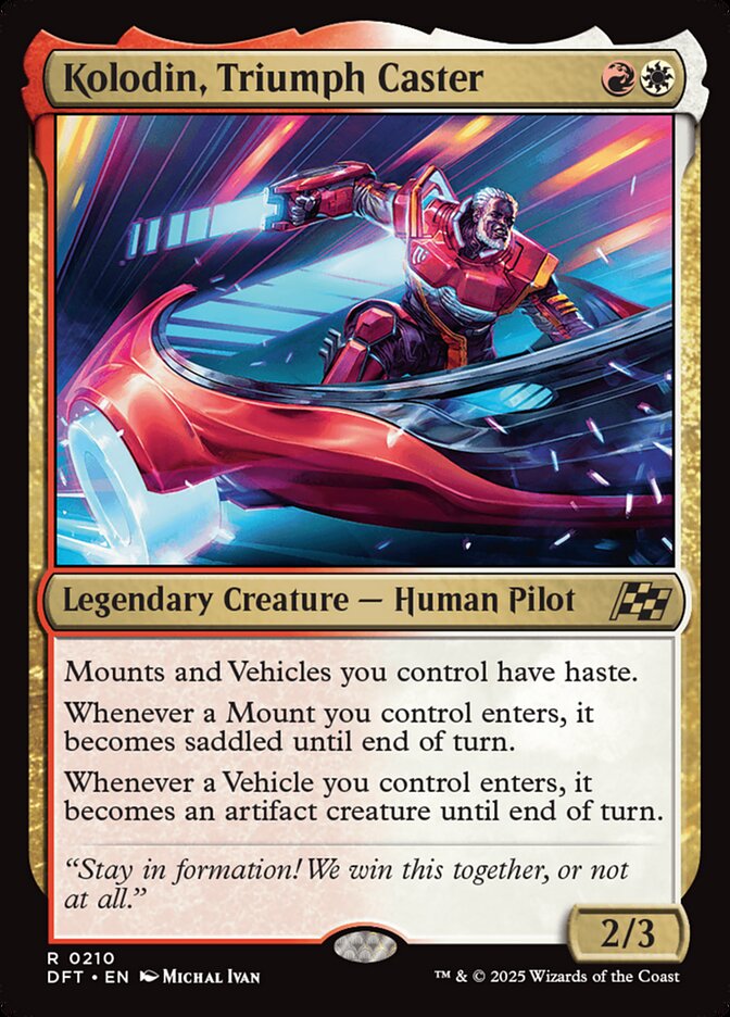 Kolodin, Triumph Caster 210 (Aetherdrift)  - Foil | Good Games Modbury