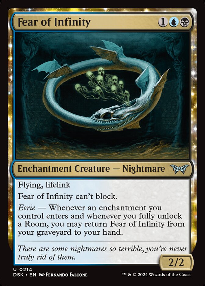 Fear of Infinity 214 (Duskmourn: House of Horror)  - Foil | Good Games Modbury