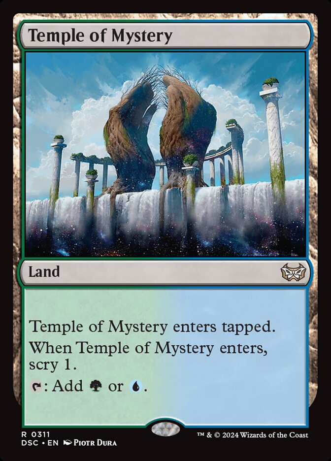 Temple of Mystery 311 (Commander: Duskmourn: House of Horror)  | Good Games Modbury