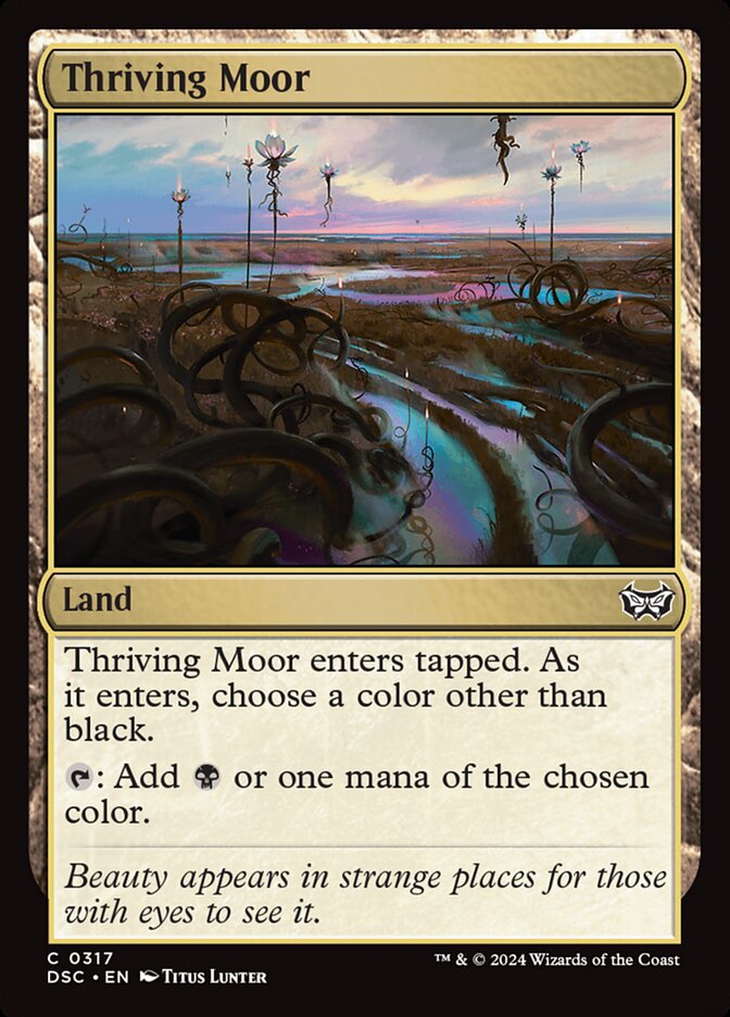 Thriving Moor 317/40 (Commander: Duskmourn: House of Horror)  | Good Games Modbury
