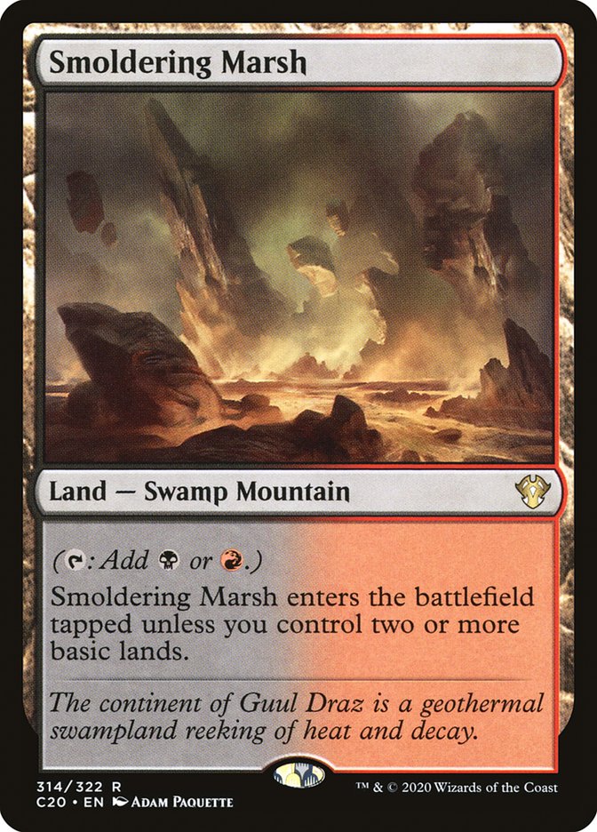 Smoldering Marsh 314/322 (Commander 2020)  | Good Games Modbury