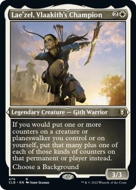 Lae'zel, Vlaakith's Champion 476 (Commander Legends: Battle for Baldur's Gate)  - Etched Foil | Good Games Modbury
