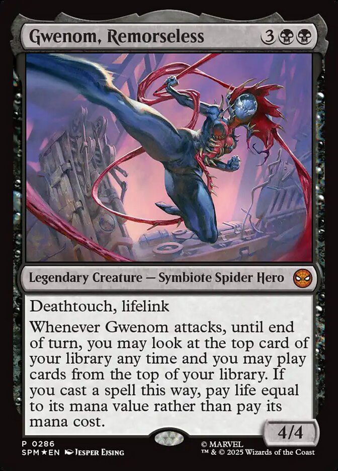 Gwenom, Remorseless 286 (Unique and Miscellaneous Promos)  - Foil | Good Games Modbury