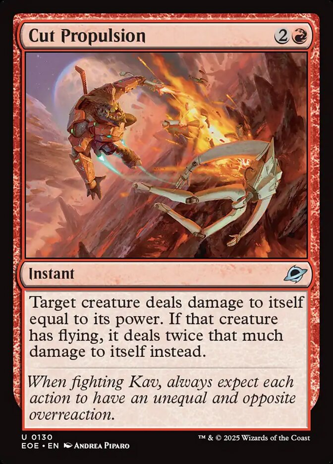 Cut Propulsion 130/276 (Edge of Eternities)  - Foil | Good Games Modbury