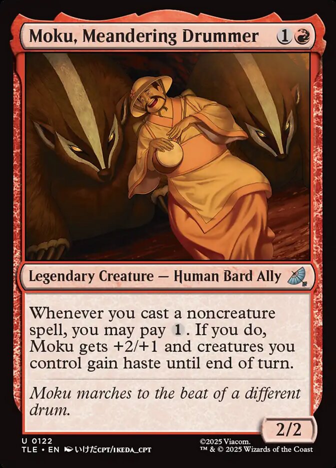 Moku, Meandering Drummer 122/317 (Avatar: The Last Airbender: Eternal-Legal)  | Good Games Modbury
