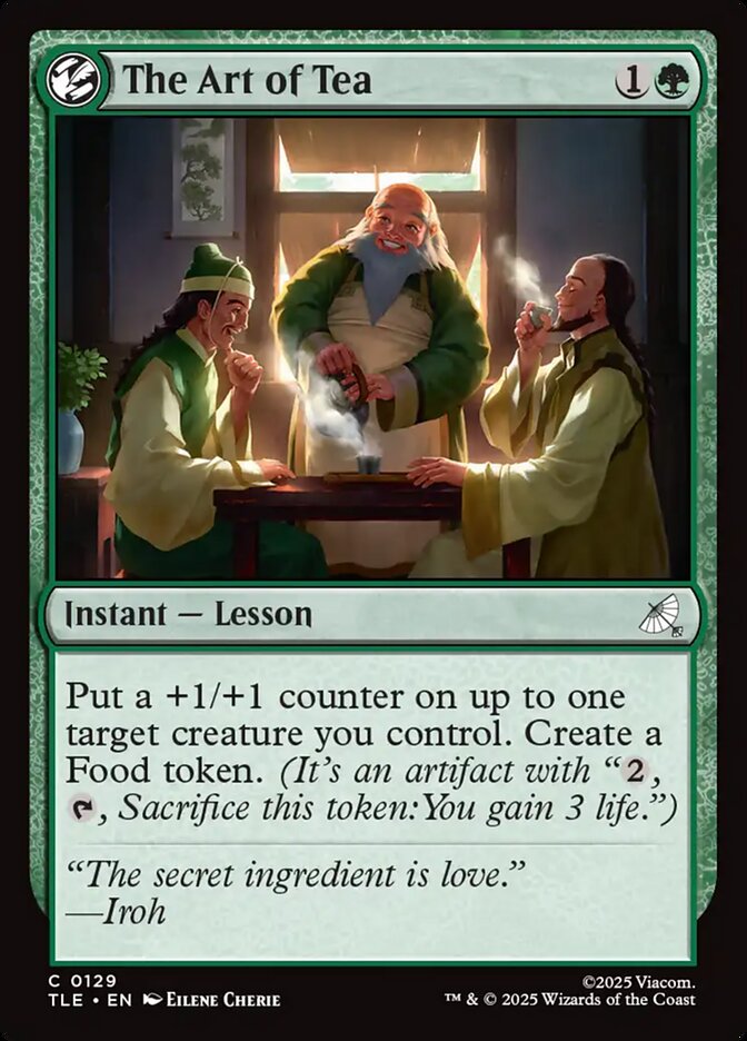 The Art of Tea 129/317 (Avatar: The Last Airbender: Eternal-Legal)  - Foil | Good Games Modbury