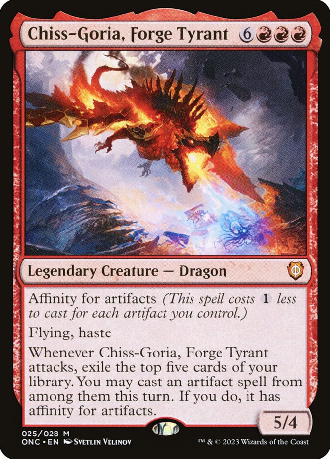Chiss-Goria, Forge Tyrant 25/28 (Commander: Phyrexia: All Will Be One)  | Good Games Modbury