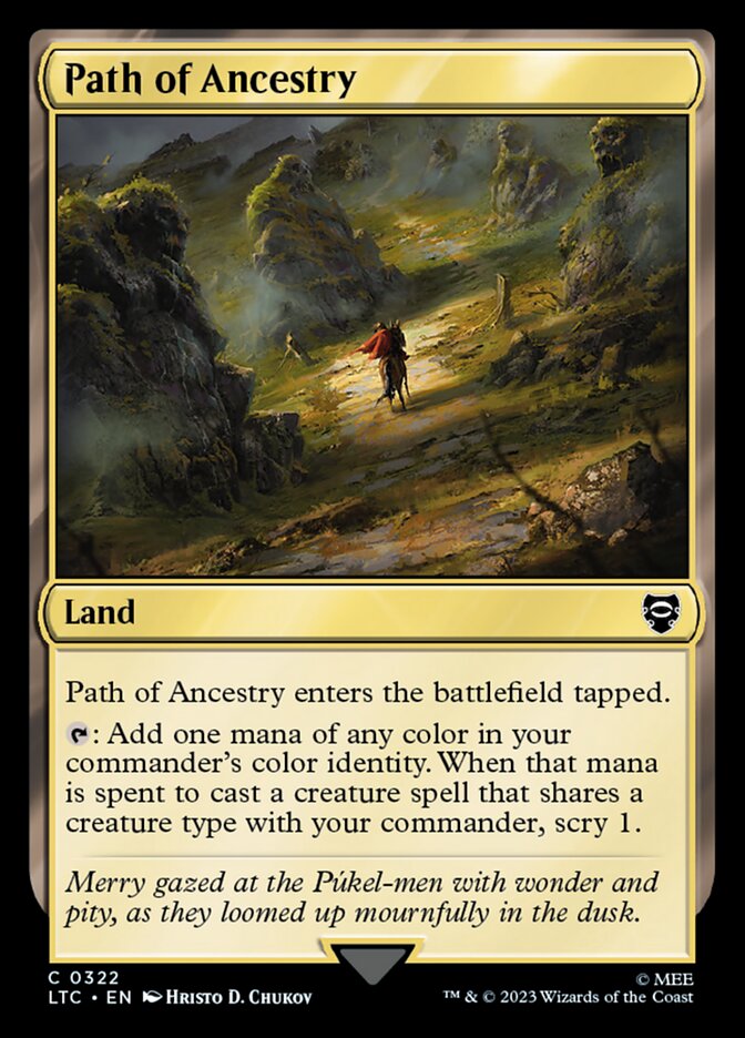 Path of Ancestry 322 (Commander: The Lord of the Rings: Tales of Middle-earth)  | Good Games Modbury
