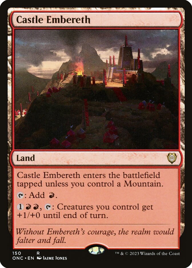 Castle Embereth 150/28 (Commander: Phyrexia: All Will Be One)  | Good Games Modbury