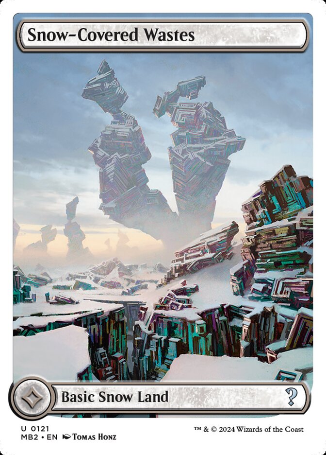 Snow-Covered Wastes 121/390 (Mystery Booster 2)  | Good Games Modbury