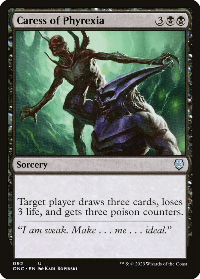 Caress of Phyrexia 92/28 (Commander: Phyrexia: All Will Be One)  | Good Games Modbury