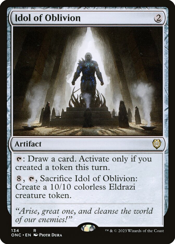 Idol of Oblivion 134/28 (Commander: Phyrexia: All Will Be One)  | Good Games Modbury